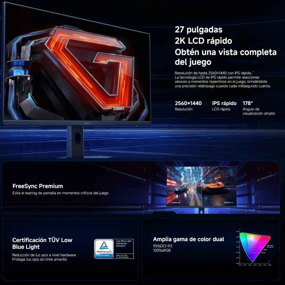 Combo Gaming Monitor Xiaomi G27Qi 2026 27
