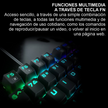 Teclado Gamer Mecánico Redragon K552RGB Kumara con Switch Rojo, Negro