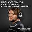 Auriculares Gamer 7.1 Inalámbricos Logitech G Pro X 2 LIGHTSPEED con Bluetooth - Negro