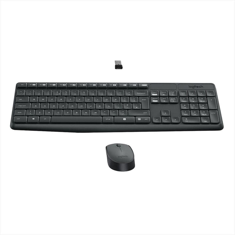 Combo Inalámbrico Logitech Mk235 + Alfombrilla Xl (80x30cm)