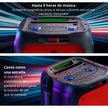 Parlante Klip Xtreme BoomFire Pro KLS-662 Bluetooth 3000W con Ruedas y Micrófono Inalámbrico