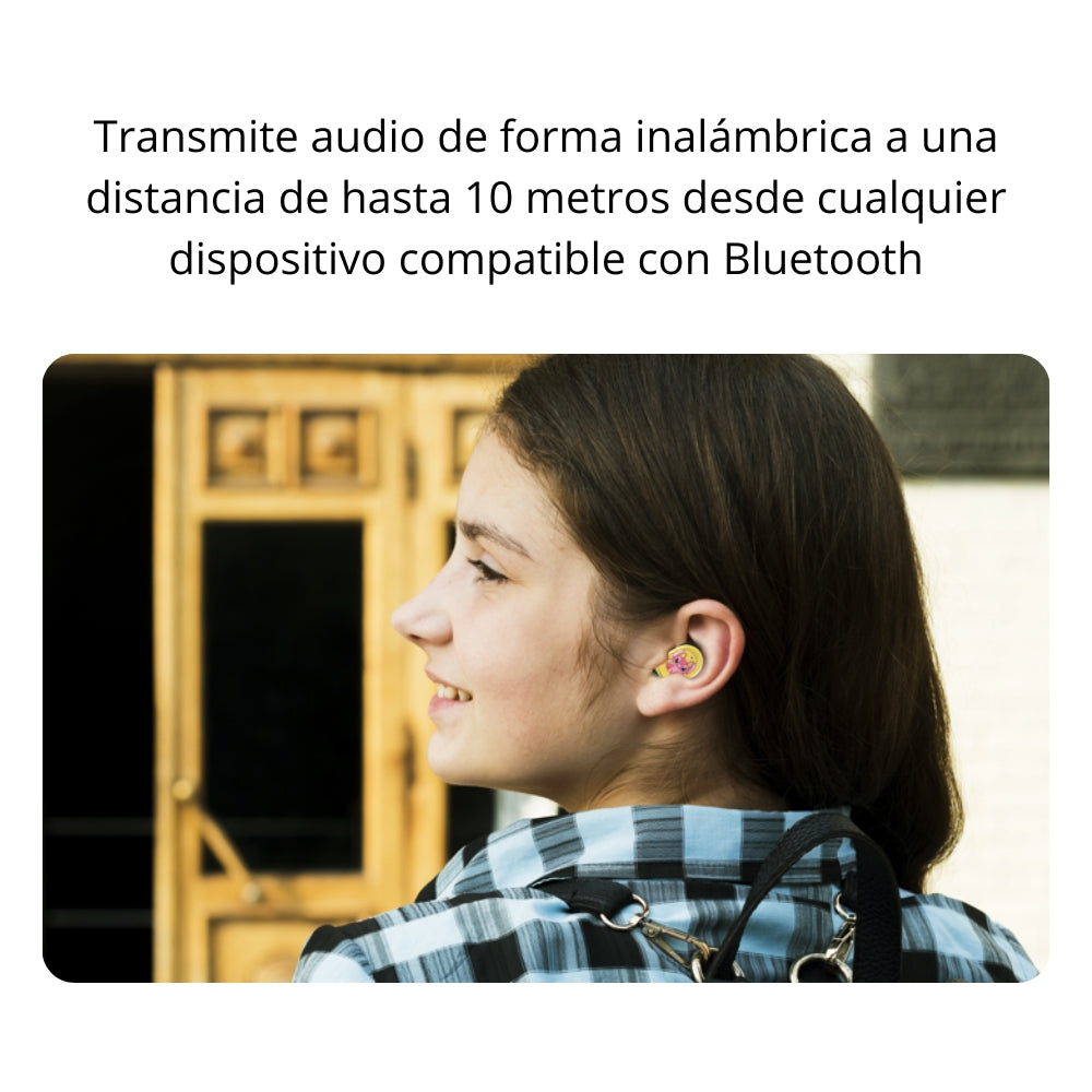 Audifonos Inalambricos Xtech XTH-D701ST-YL Edicion Stitch - Amarillo