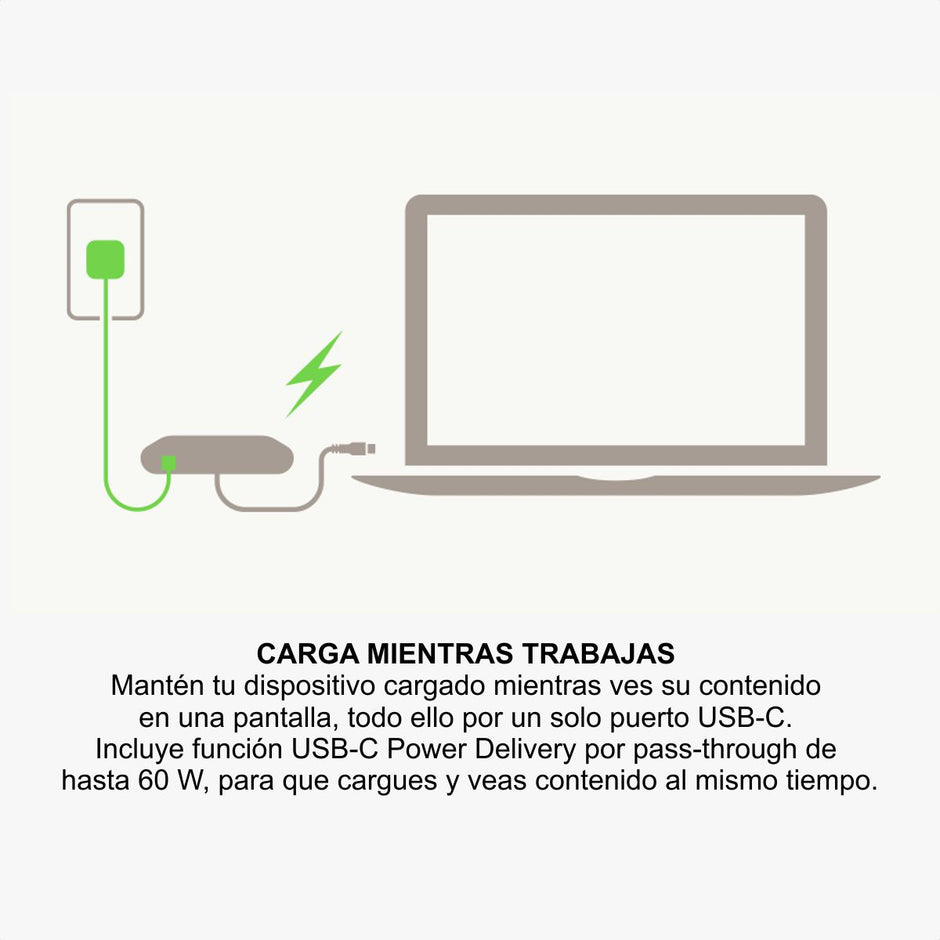Adaptador Belkin AVC001btBK USB‑C a VGA con Carga Power Delivery 60W Full HD 1080p