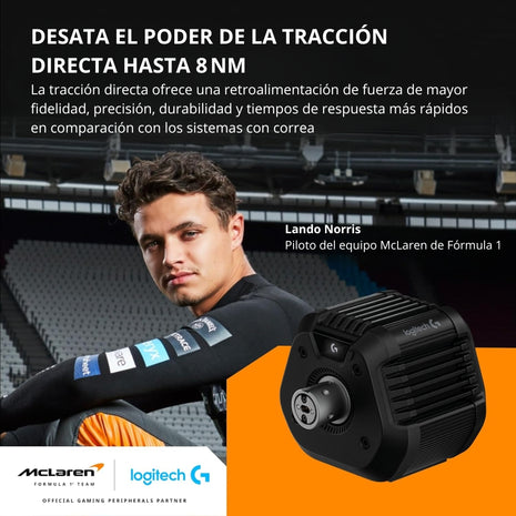 Logitech Volante RS50 TrueForce Direct Drive 8Nm Simulación Racing PC PS5 PS4 Plug&Play
