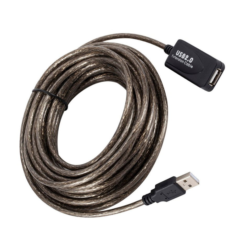 Cable Activo Extensión Usb Macho Hembra De 15 Metros