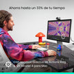Mouse Inalámbrico Avanzado Logitech MX Master 4 Recargable Bluetooth/Bolt Silent Clics 8000 DPI - Gris Pálido