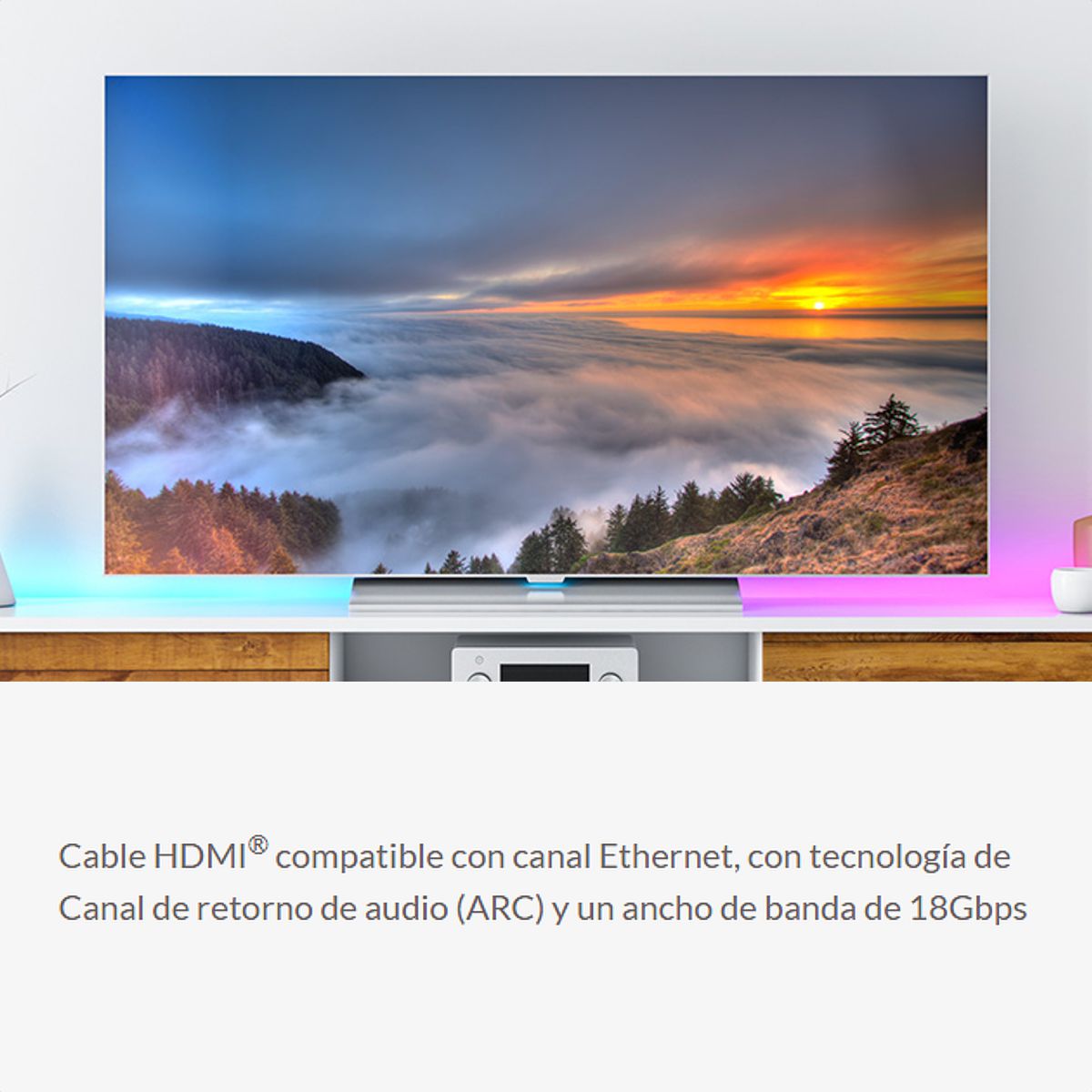 Cable trenzado HDMI® macho a HDMI® macho de alta velocidad XTC-626