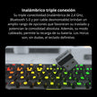 Teclado Gamer Mecanico Redragon Horus TKL Inalambrico Bajo Perfil Switch Red - Negro