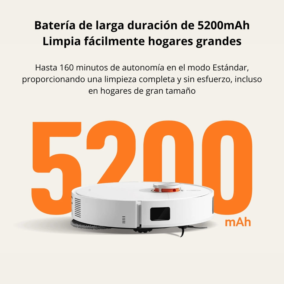 Aspiradora Robot Xiaomi Vacuum X20 Pro 7000Pa Estación Omni Autovaciado Lava/Seca Mopas Giratorias