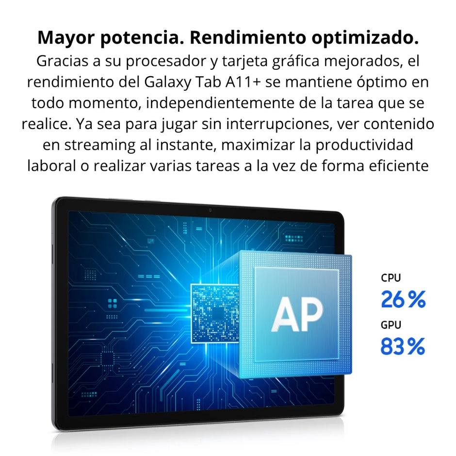 Tablet Samsung Galaxy Tab A11+ Wi-Fi Pantalla 11.0