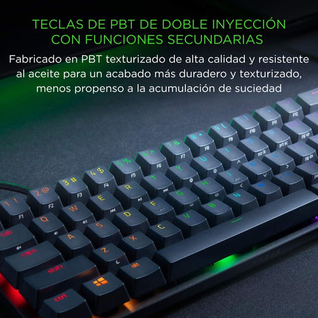 Razer Huntsman Mini, Teclado Gamer 60%, Chroma Rgb, Español ES - Negro