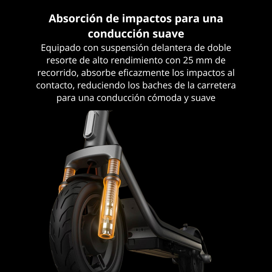 Patineta Eléctrica Xiaomi Scooter 6 Lite Llantas 10” Max 500W Alcance 25km Suspensión Frontal E-ABS + Casco Xiaomi