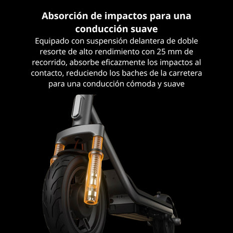 Patineta Eléctrica Xiaomi Scooter 6 Lite Llantas 10” Max 500W Alcance 25km Suspensión Frontal E-ABS + Casco Xiaomi