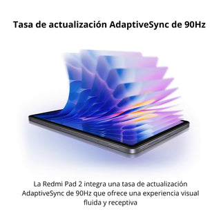 Tablet Xiaomi Redmi Pad 2 Wi-Fi + Cover Pantalla 11" 2.5K 90Hz 128GB/4GB 8MP 9000mAh - Gris Grafito