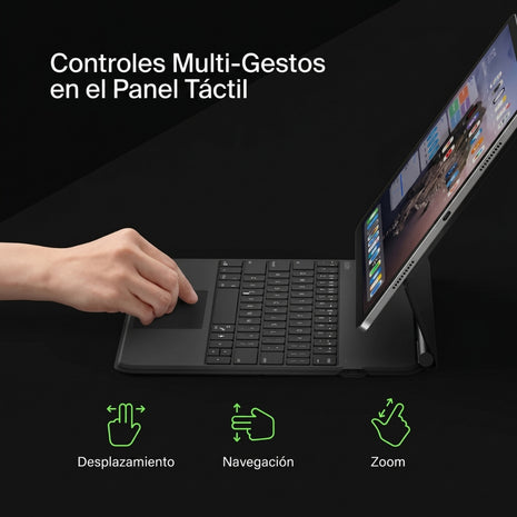 Funda Magnetica Belkin BBZ003TT-V1 para iPad Air de 13" / iPad Pro de 12,9" con Teclado Retroiluminado