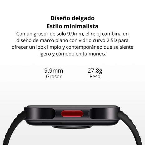Smartwatch Xiaomi Redmi Watch 6 Lite Pantalla AMOLED 1.96” Llamadas Bluetooth 150 Sports GNSS - Silver
