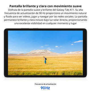 Tablet Samsung Galaxy Tab A11 Wi-Fi Pantalla 8.7” 90Hz 128GB/8GB 8MP 5100mAh - Gris