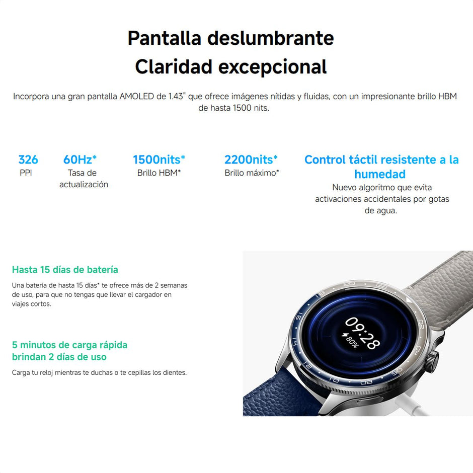Xiaomi Watch S4 Smartwatch AMOLED 1.43” con Monitoreo de Salud, 150+ Modos Deportivos y Batería de 15 Días, Silver