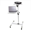 Soporte Móvil con Ruedas para Proyector y Laptop Portátil TechGo SPPR-02 de Altura Ajustable Universal