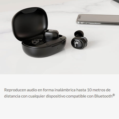 Audífonos Inalámbricos Xtech XOUND XTH-701 TWS Bluetooth 5.1 con Micrófono y Estuche de Carga
