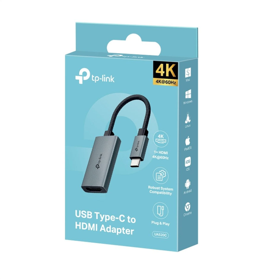 Adaptador Usb-c A Hdmi Tp-link Ua520c Windows Mac Os Android