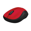 Logitech M185, Mouse Inalámbrico, Win Mac Chrome Linux Rojo
