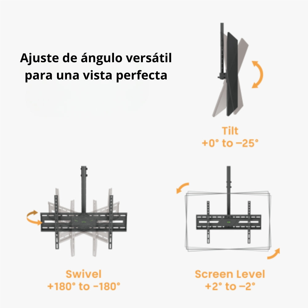 Soporte De Techo Techgo SPT-6404 Para TV 37-86