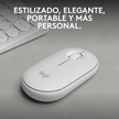 Mouse Bluetooth Multidispositivo Logitech Pebble 2 M350s, Blanco