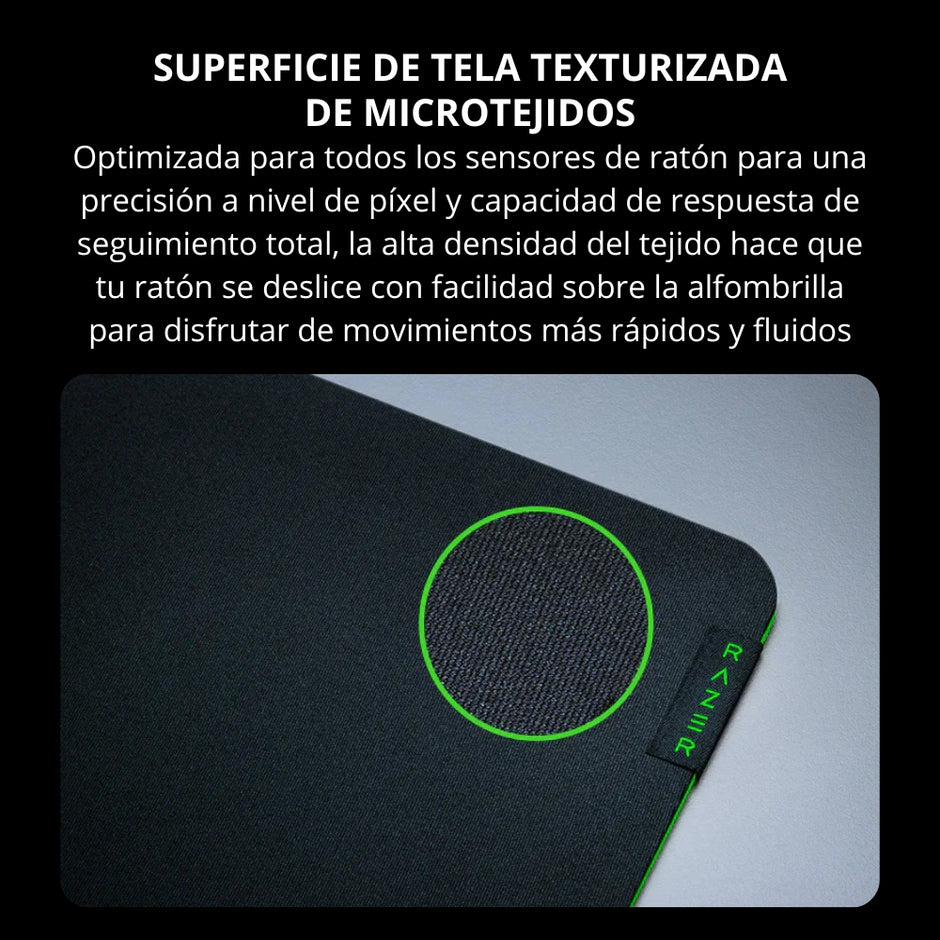 Alfombrilla Gaming Razer Gigantus V2 Tamaño L Antideslizante - Negro