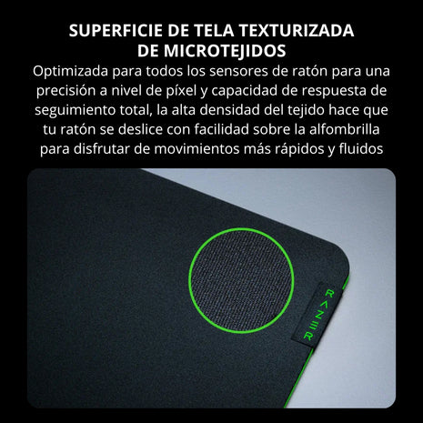 Alfombrilla Gaming Razer Gigantus V2 Tamaño L Antideslizante - Negro