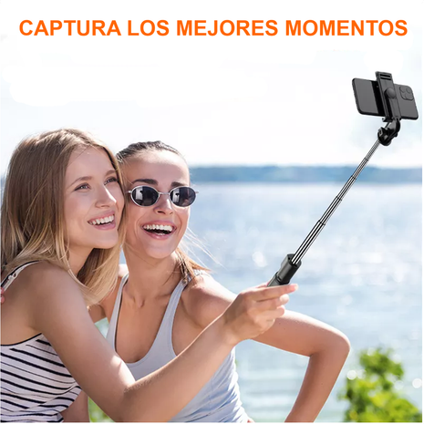 Trípode/Monopod/Selfie Stick 3en1 Modelo S03 + Control Bluetooth para Celular
