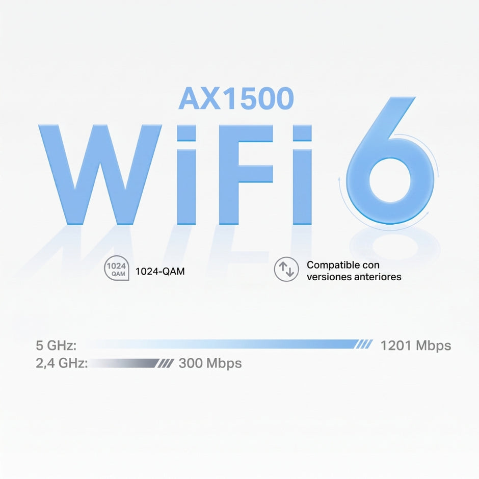 Sistema Wifi 6 Mesh AX1500 TP-Link Deco X10 (3-pack) con OFDMA y MU-MIMO para Más Dispositivos
