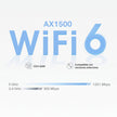 Sistema Wifi 6 Mesh AX1500 TP-Link Deco X10 (3-pack) con OFDMA y MU-MIMO para Más Dispositivos