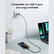 Cable Trenzado Usb-c A Usb-c 1.8m Anker 322 Carga Rápida 60w wht