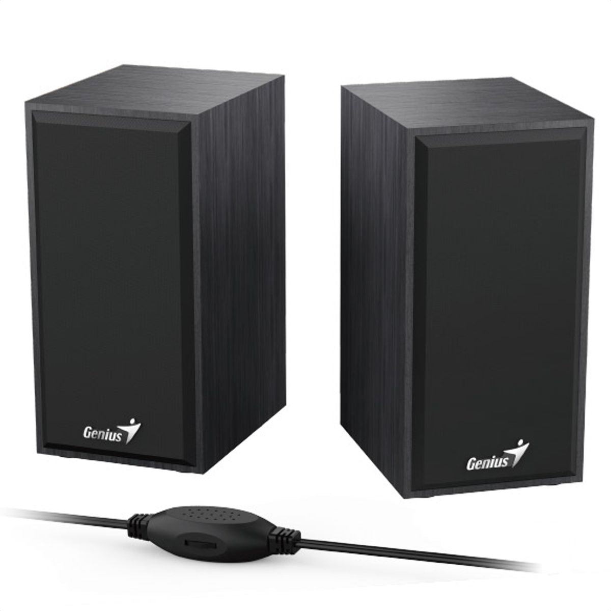 Parlantes Genius SP-HF180 2.0 USB 6W RMS para PC y Escritorio negro