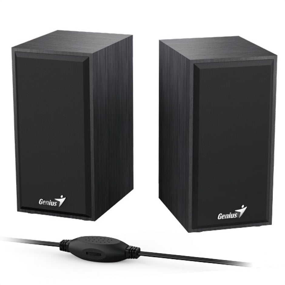Parlantes Genius SP-HF180 2.0 USB 6W RMS para PC y Escritorio negro