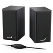 Parlantes Genius SP-HF180 2.0 USB 6W RMS para PC y Escritorio negro