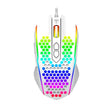 Mouse Gamer T-dagger Imperial Lite, Iluminacion Rgb, 8 Botones Programables, 7200 Dpi Blanco
