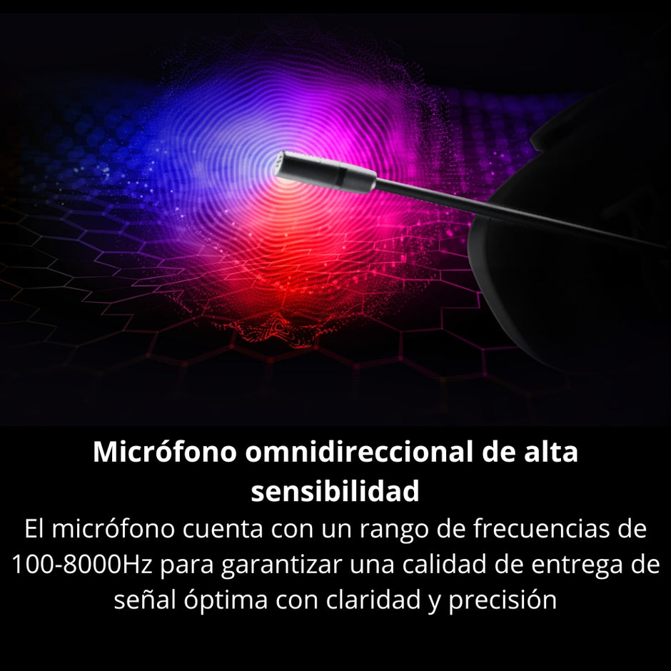 Diadema Gamer Alámbrica XPG Precog S para Xbox, PS4, PC con Micrófono y Conexión 3.5mm