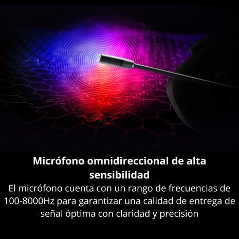 Diadema Gamer Alámbrica XPG Precog S para Xbox, PS4, PC con Micrófono y Conexión 3.5mm