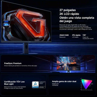 Monitor Gaming Xiaomi G27Qi 2026 Panel IPS 27” 2K (2560×1440) Frecuencia 200Hz Respuesta 1ms HDR400