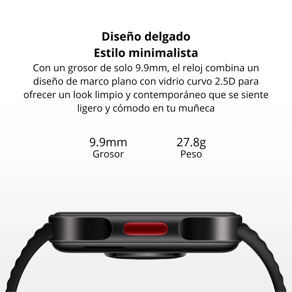 Smartwatch Xiaomi Redmi Watch 6 Lite Pantalla AMOLED 1.96” Llamadas Bluetooth 150 Sports GNSS - Negro