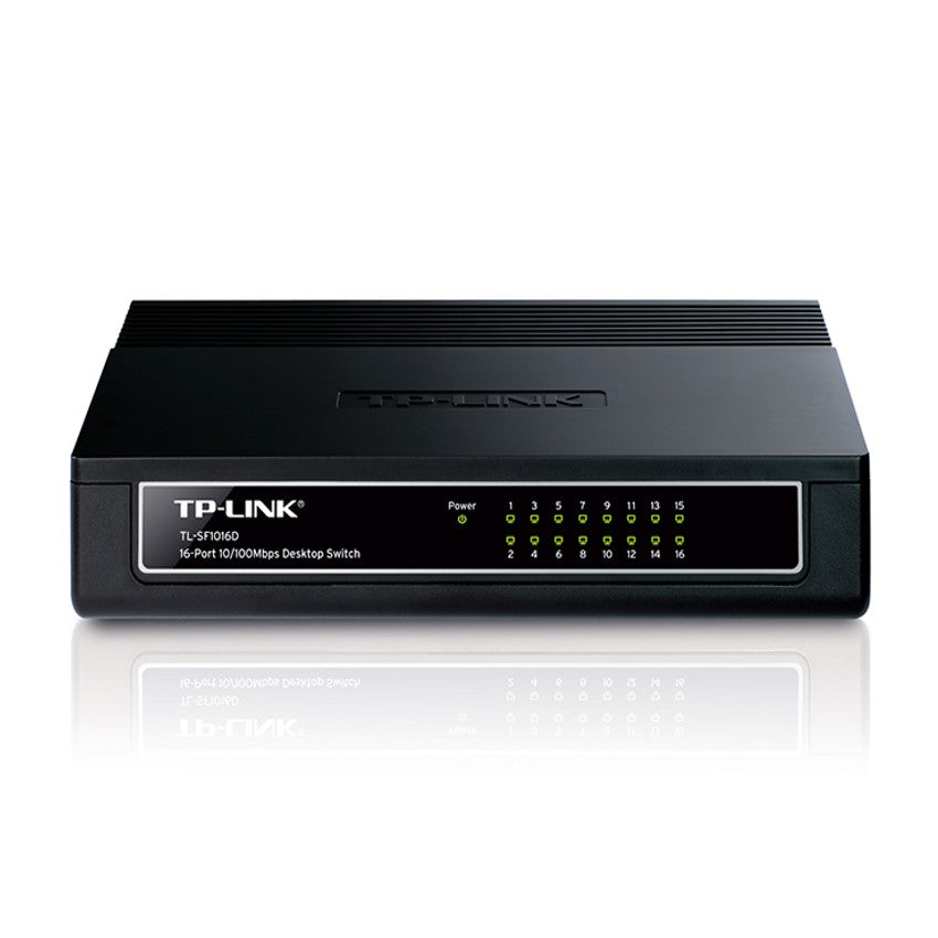 Switch De Escritorio De 16 Puertos 10/100 Tp-link Tl-sf1016d
