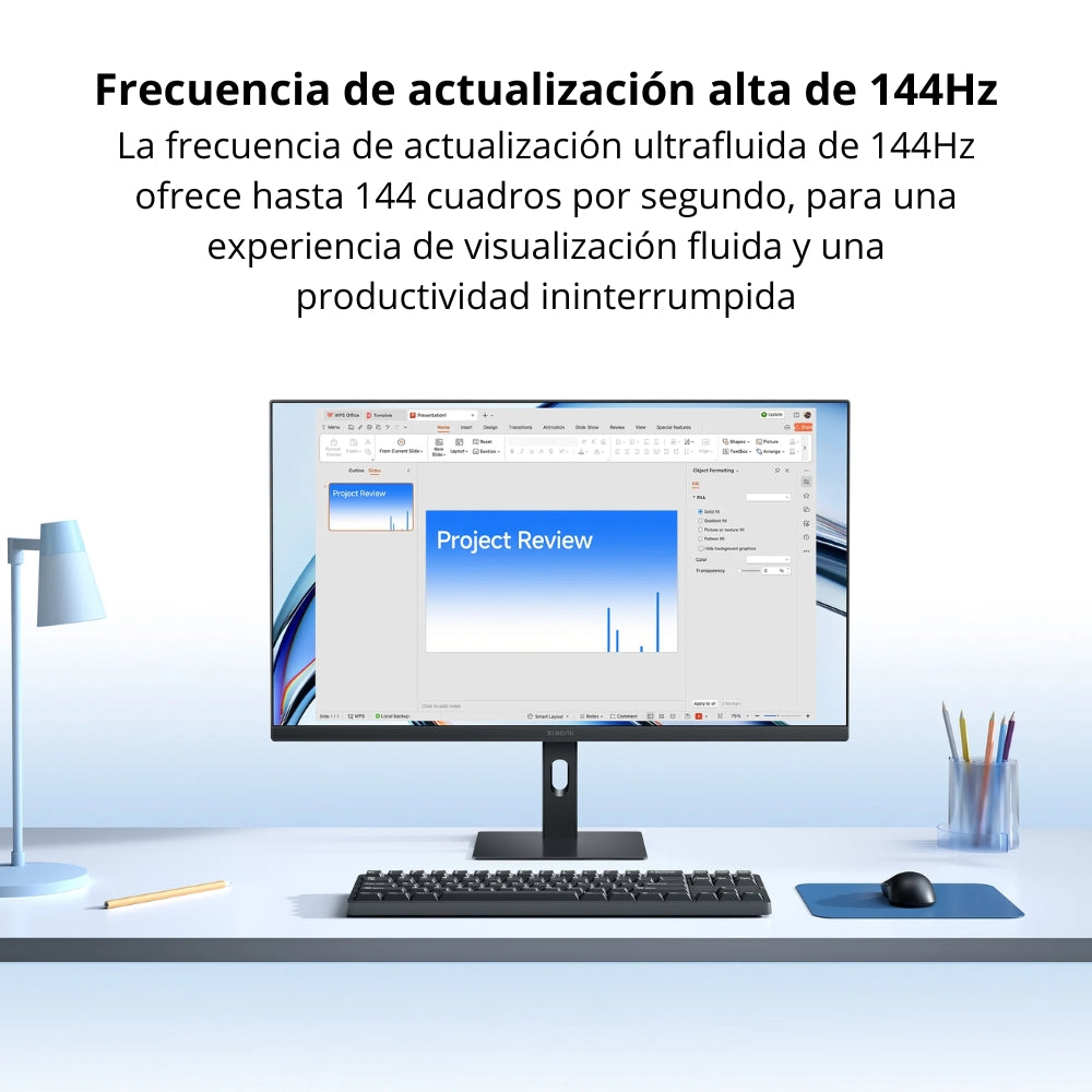 Combo Monitor Xiaomi A27i 2026 IPS 27” FHD 144Hz + Base Elevadora Techgo TDB MDF para Monitor 13-32” hasta 20kg