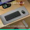 Teclado Bluetooth Inalámbrico Logitech K250 Compacto, Blanco