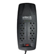 Regulador de Voltaje Automático Unitec de 2000VA con 8 Tomas Protegidas
