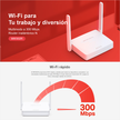 Mercusys Mw302r, Router Wifi Multi-modo Repetidor N 300mbps / 5 dBi