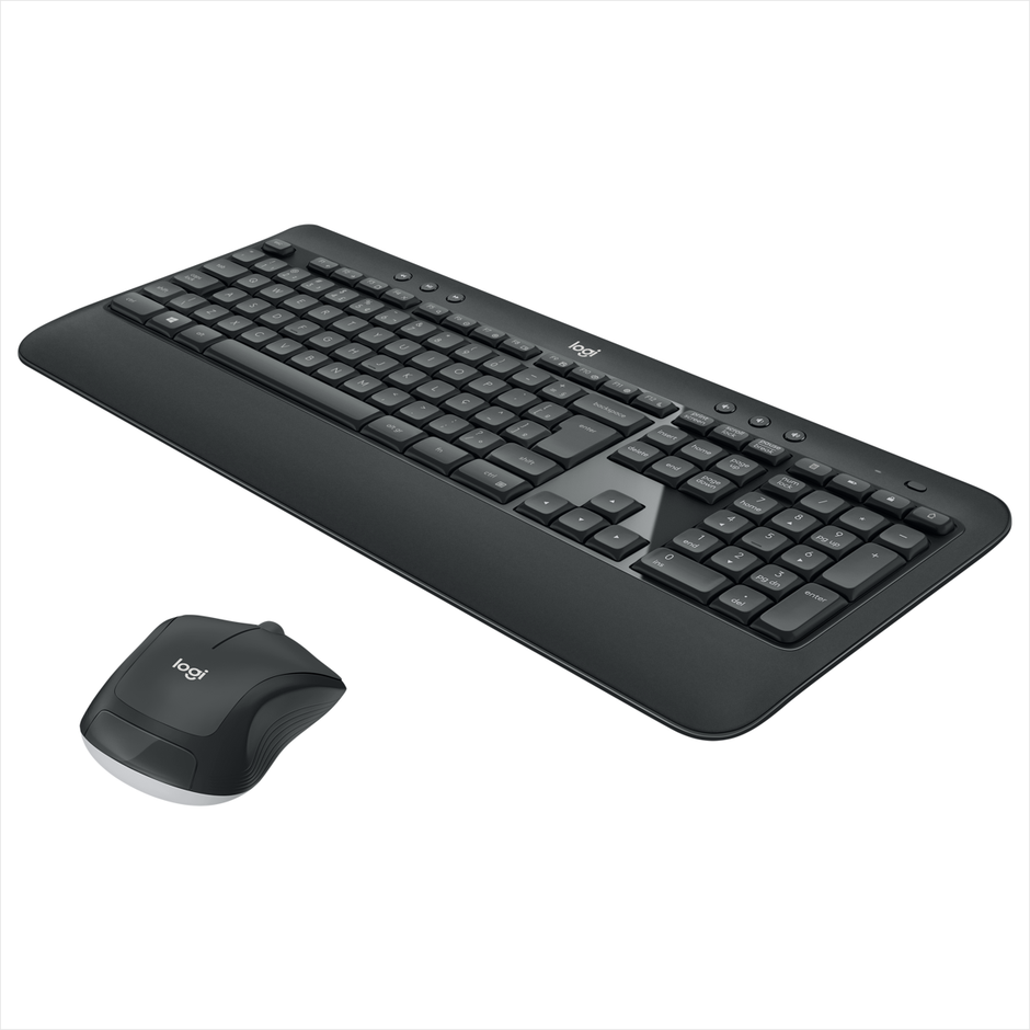 Combo Inalámbrico Logitech MK540 Advanced, Teclado con Reposamanos y Mouse Contorneado