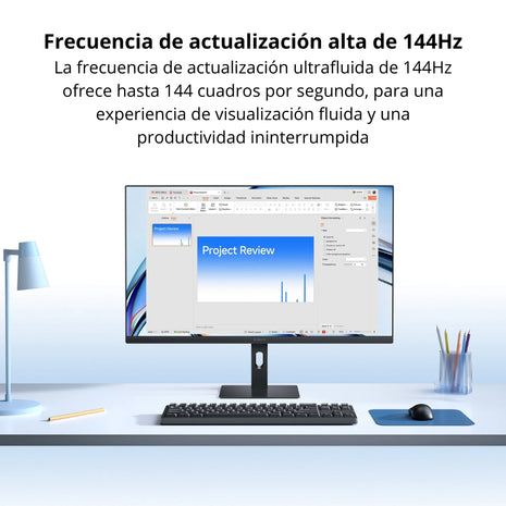 Monitor Xiaomi A27i 2026 IPS 27” Full HD 1080p 144Hz Brillo de 300nits Calibrado ∆E<1 HDMI/DP - Negro