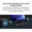 Sistema De Sonido Gamer Genius SW-G2.1 1000 26W Luz Led Azul - Negro
